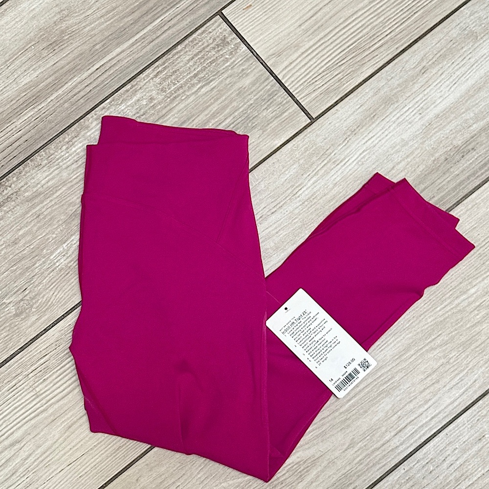 Lululemon InStill High-Rise Tight 25" Magenta Purple Size 14